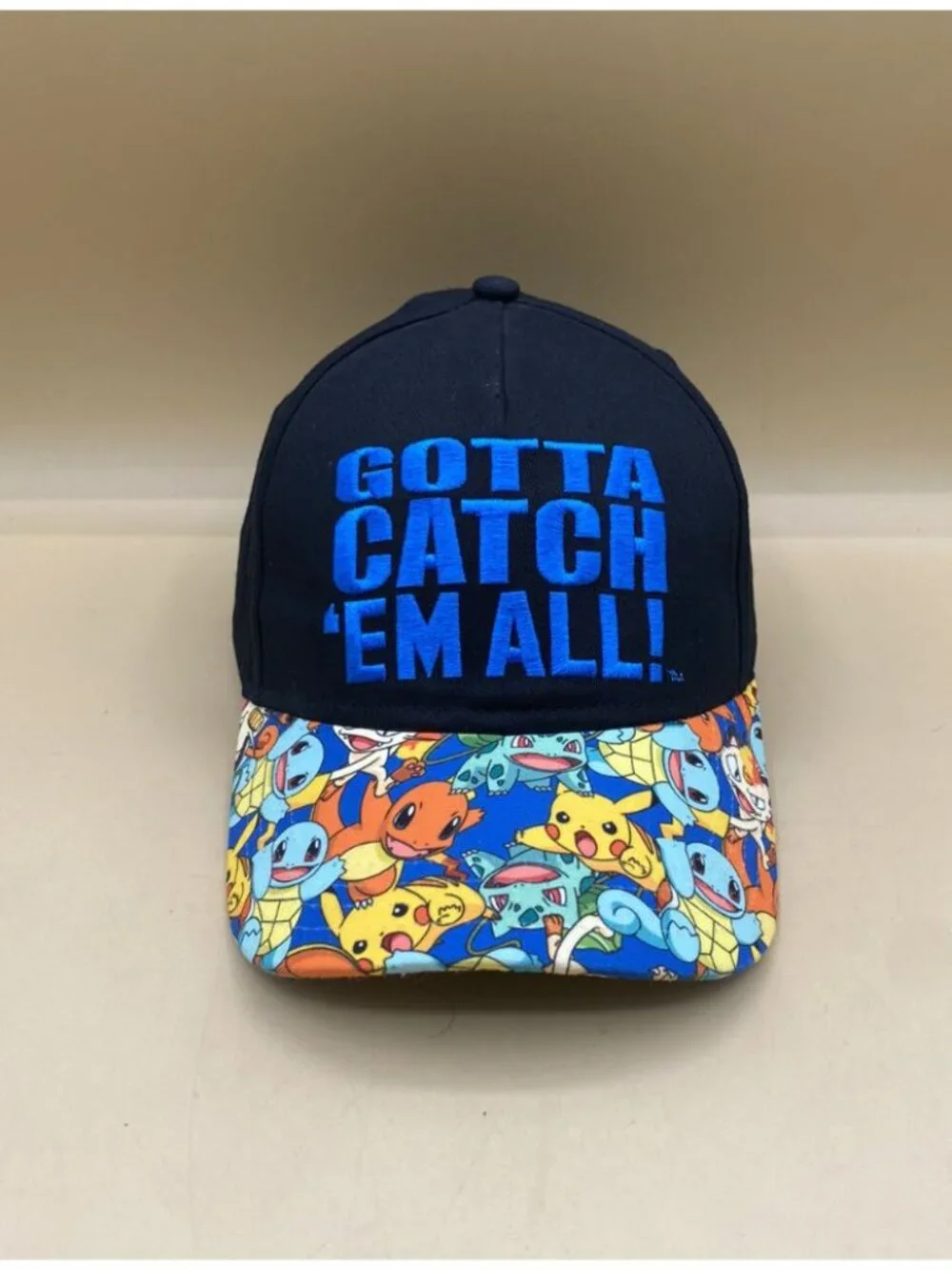 Pokemon Gotta Catch Em All Youth Baseball Cap Black Blue Snapback Hat Pokémon